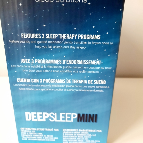 Homedics Other New Homedics Deep Sleep Mini Sleeping Sound Machine Poshmark